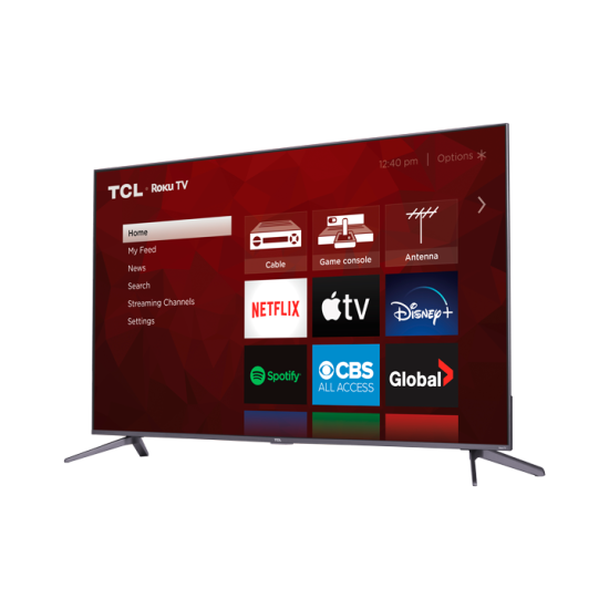 55'' TCL QLED 120HZ 4K ROKU HDMI 2.1  R635 